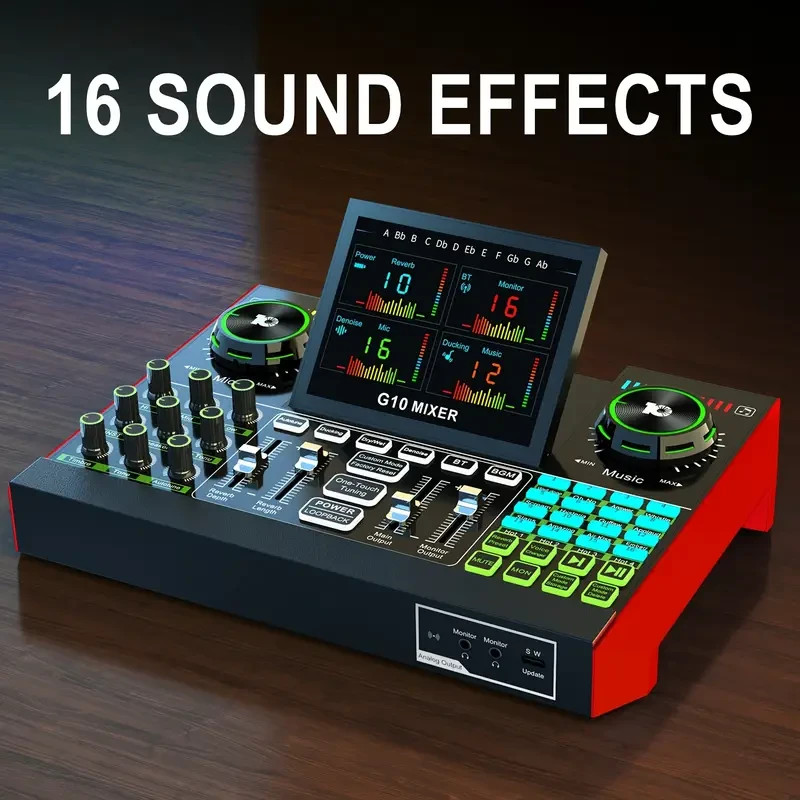 Audio Mixer - Multi-Function DJ Controller & Karaoke System for podcast