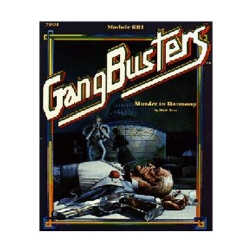 TSR Gangbusters Murder in Harmony VG