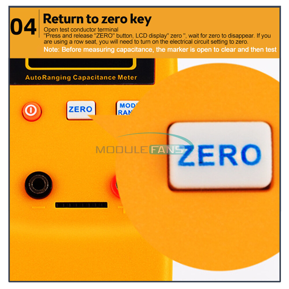 M6013 ESR Capacitance Ohm Meter Handheld Resistance Capacitor Circuit Tester