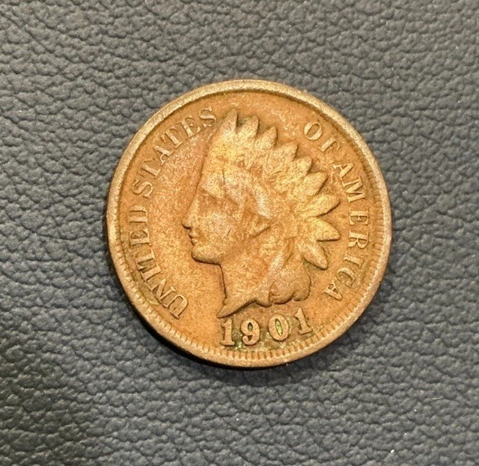 1901 Indian Head Cent - Vintage Penny