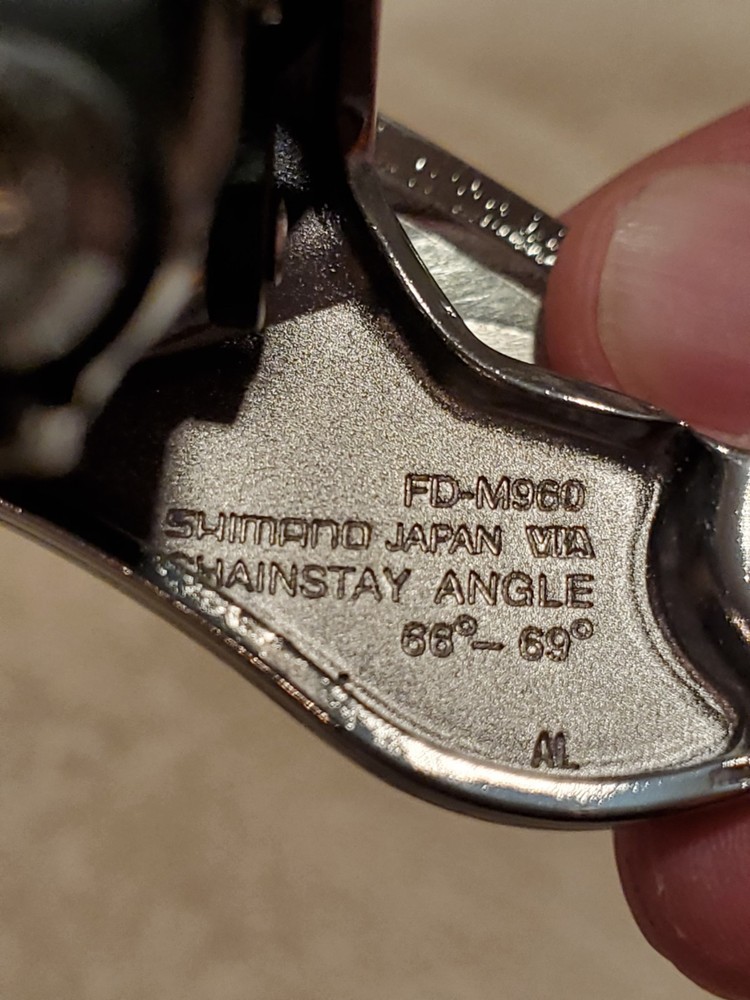 Shimano XTR FD-M960 Front Derailleur 34.9 Dual Pull