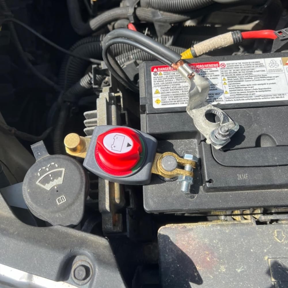 Ampper Top Post Battery Disconnect Switch 12V - 48V, Marine Post, Direct