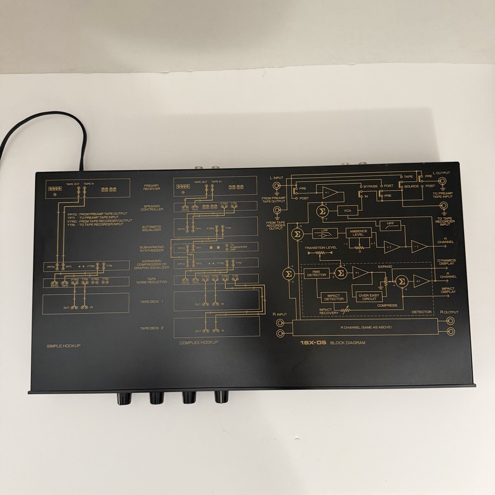 dbx 1BX-DS Dynamic Range Expander Processor Tested Working Vintage Japan