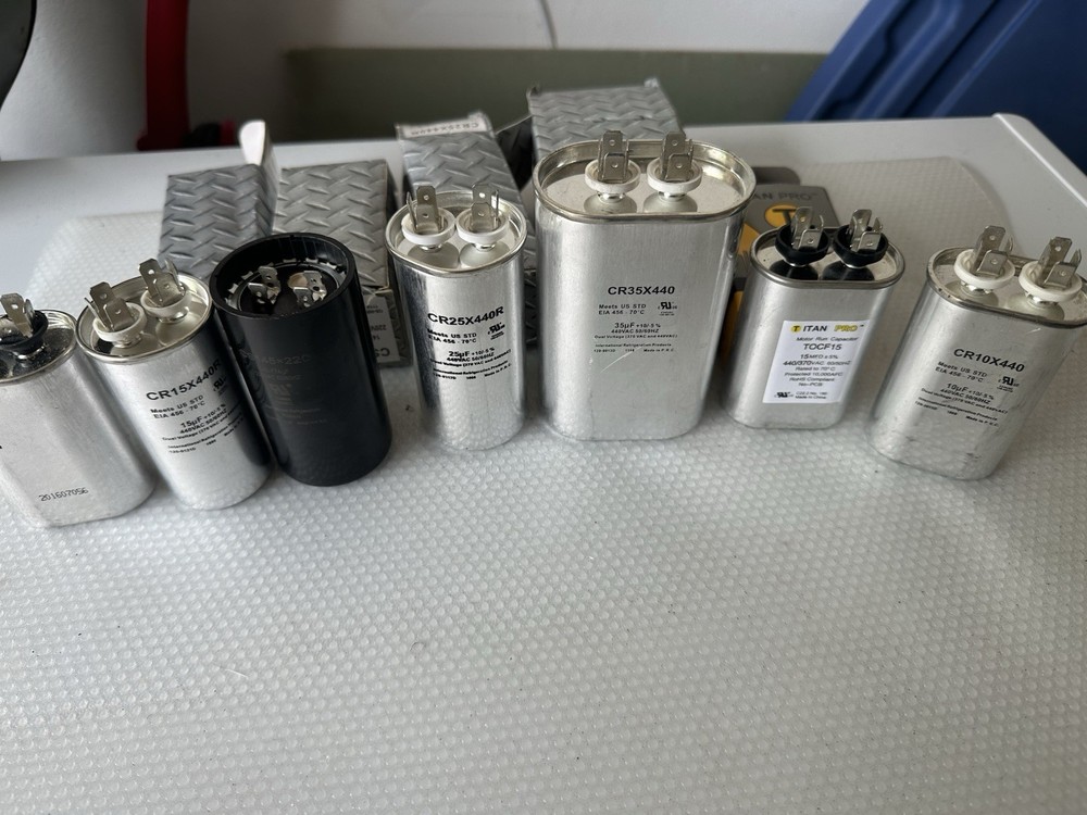 Titan Pro & IRP Motor Run Capacitors Assorted Models 440VAC
