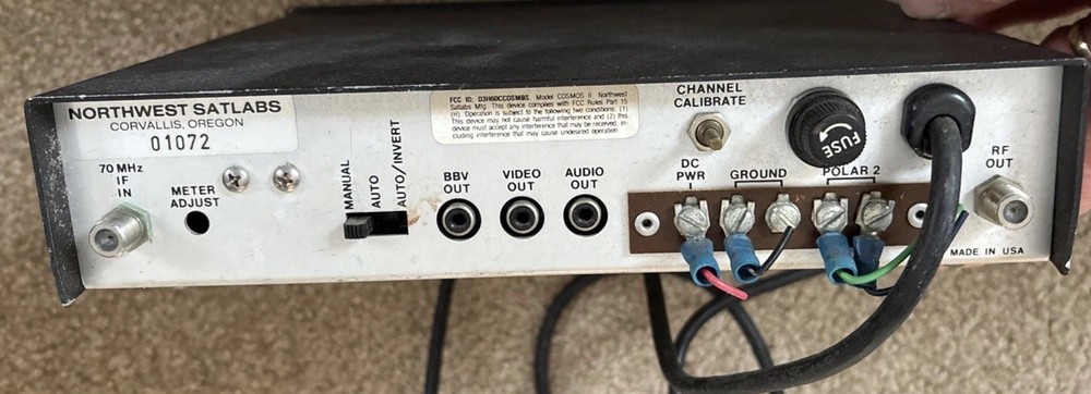 VTG Northwest SCI Labs Cosmos ll Satellite Receiver