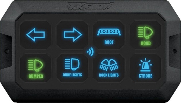 XK Glow XKCommand Offroad Switch Panel With Bluetooth