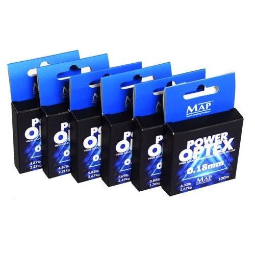 MAP Power Optex Pole/Rig Line -100m Spools - x2 per order