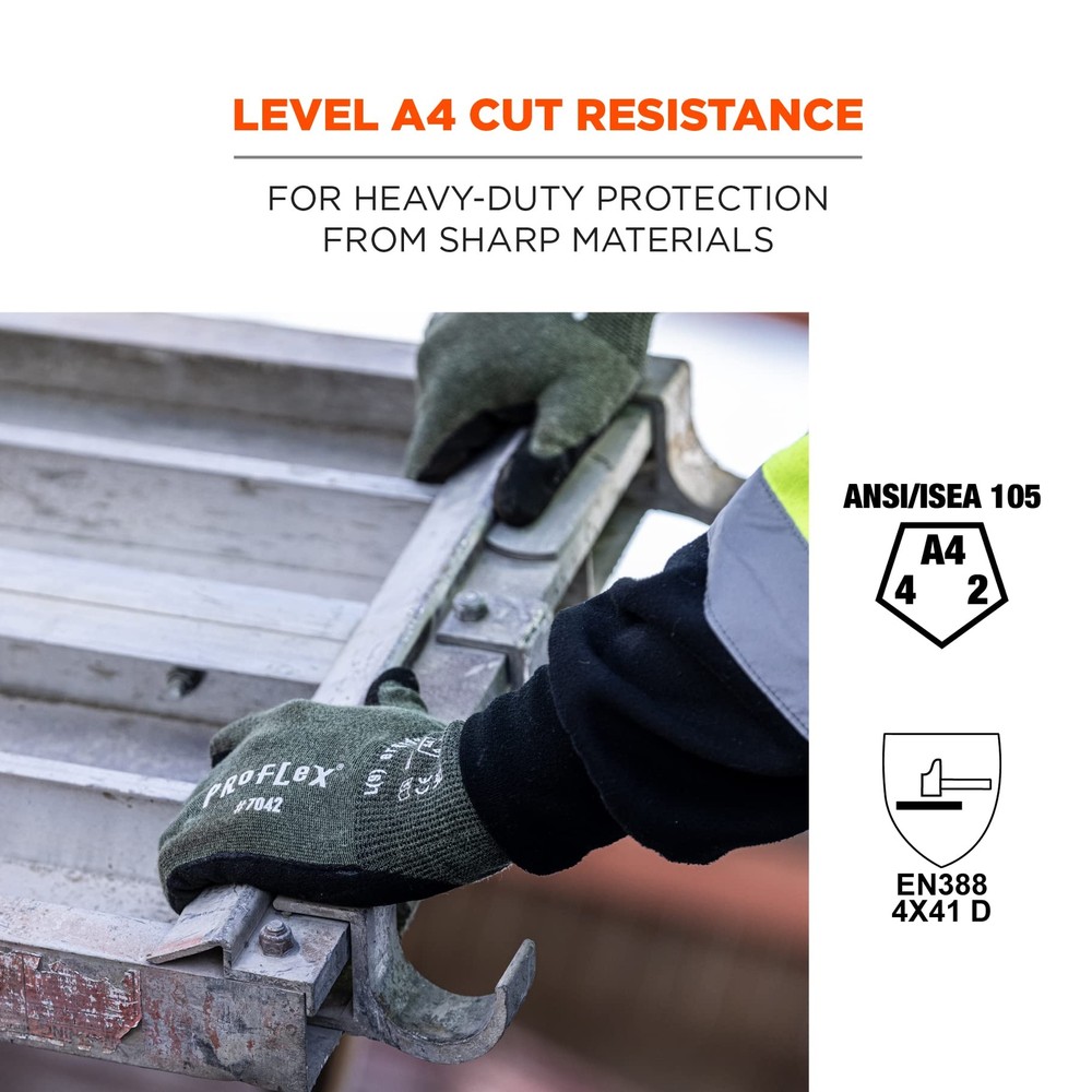 Heat Resistant Cut Resistant Gloves with Touchscreen Capability and Grip