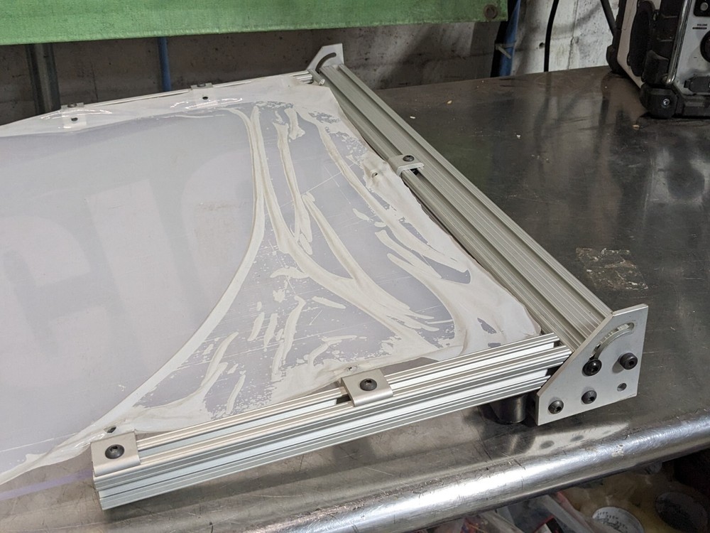 Rockford Milling Machine Guard Rear Mill Shield Panel 24" x 24" Polycarbonate