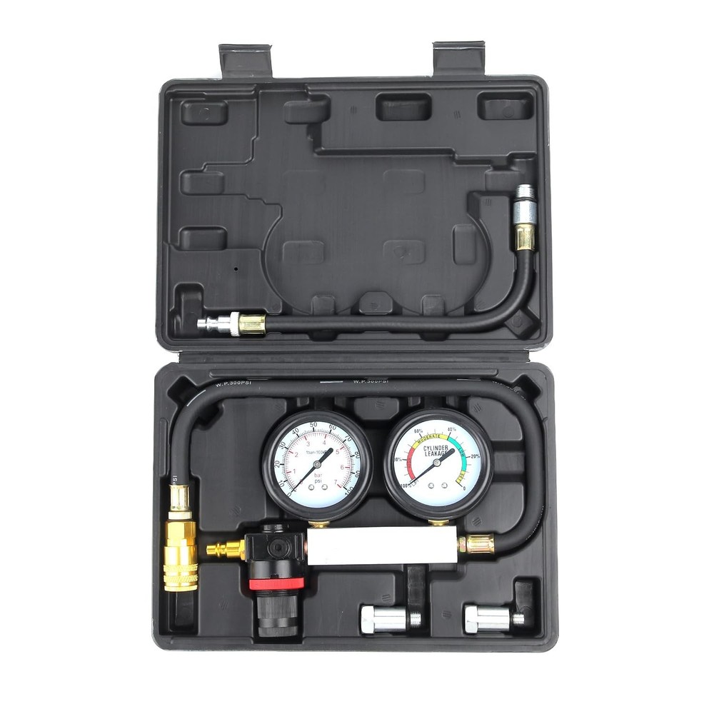 TU-21Cylinder Leak Down Tester Kit, Automotive Engine Compression Leakage Test