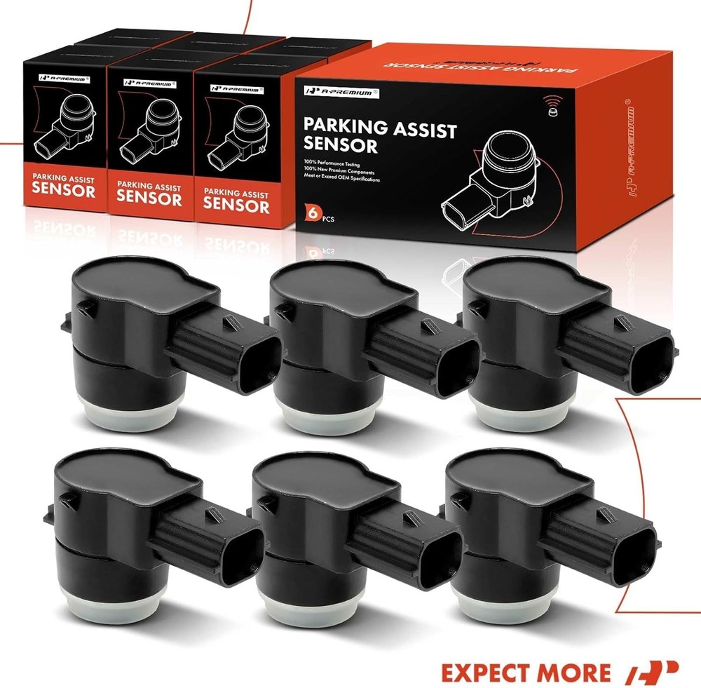 6-PC Reverse Backup Parking Assist Sensor Compatible with Select Ram & Jeep & Do