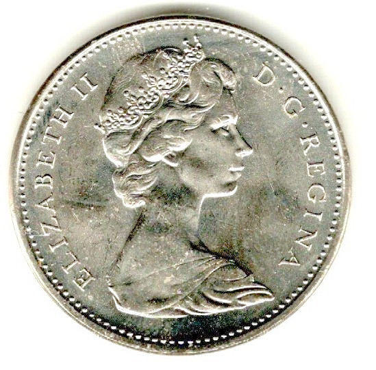 1970 Canada Five Cent Beaver Coin