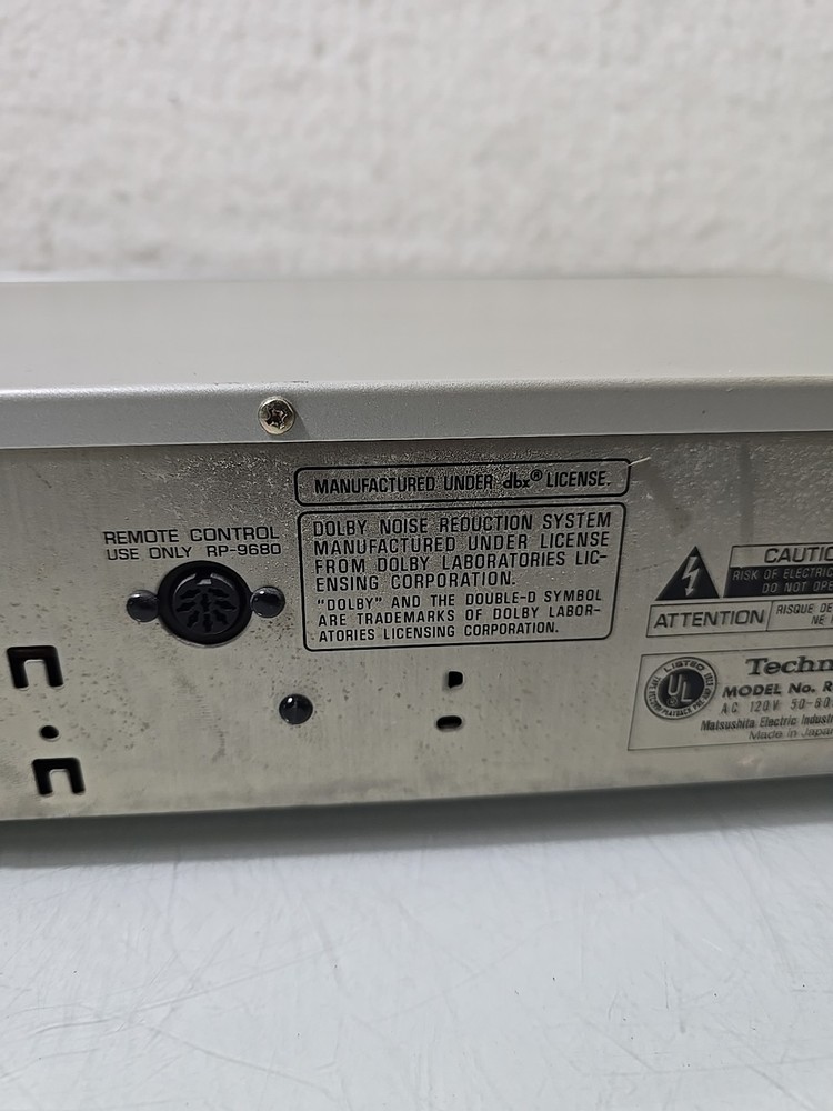 Technics RS-B78R Stereo Auto Reverse Cassette Deck RARE - Read Description