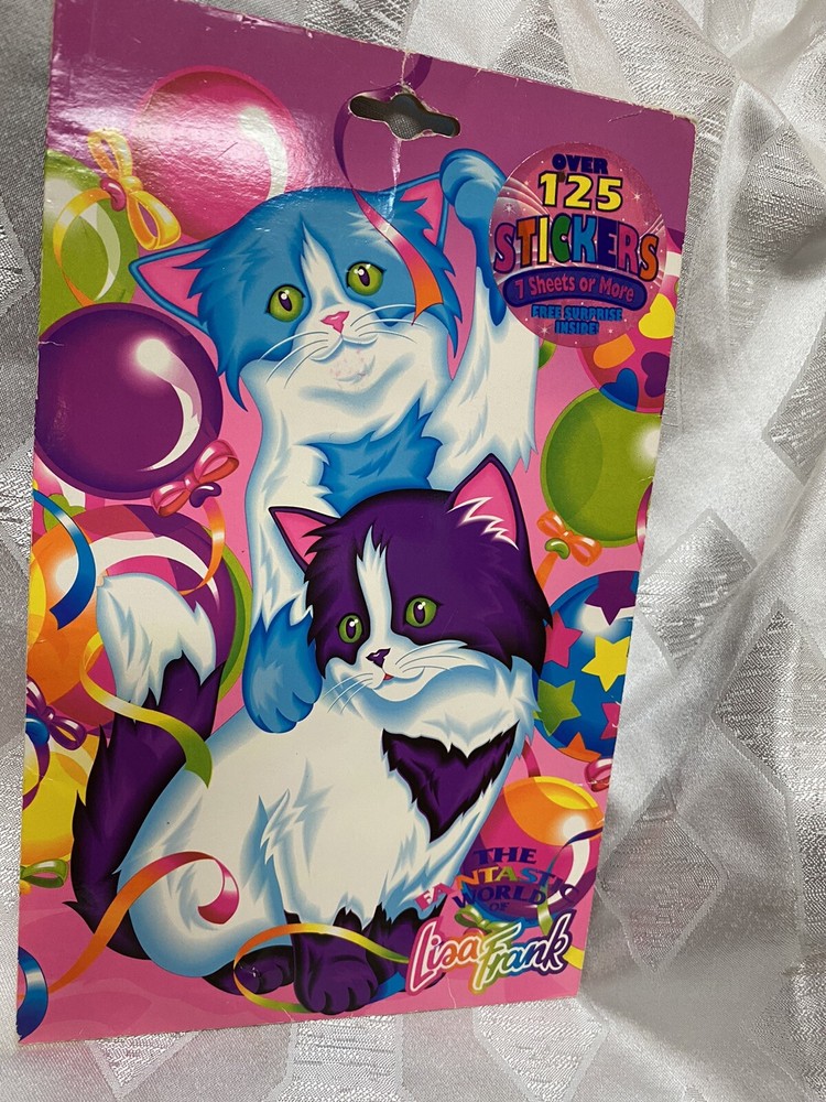 Vintage Lisa Frank Sticker Tote EMPTY