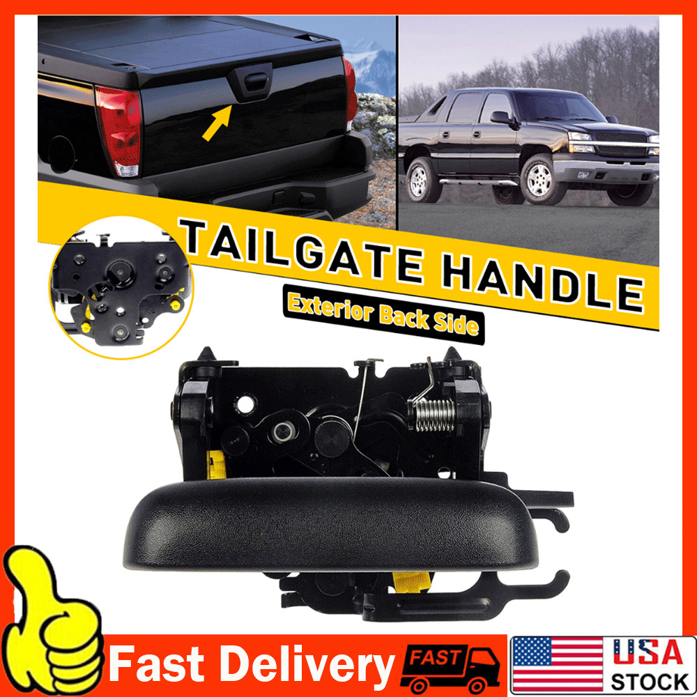 Tailgate Tail Gate Handle Black Rear for 02-06 Chevy Avalanche 1/2/3/4/5PCS