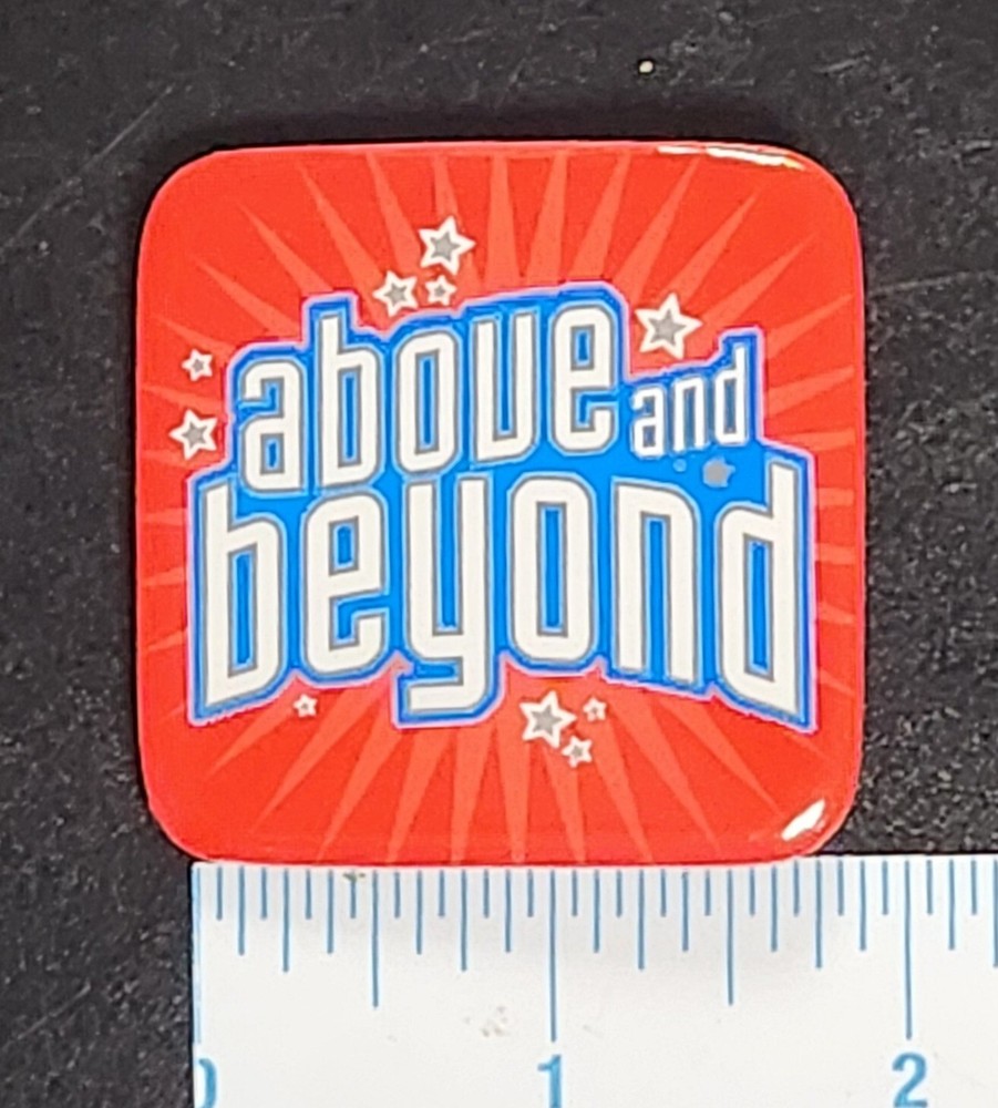 Above and Beyond Pin