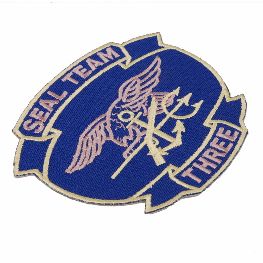 US MILITARY NAVY SEAL TEAM THREE UNIT PATCH -chho981