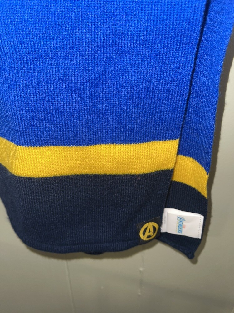 Marvel,Avengers Endgame,Blue,Winter,Scarf,NEW!