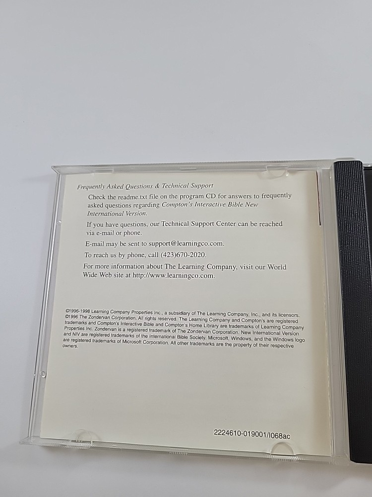 Compton’s Interactive Bible CD-ROM