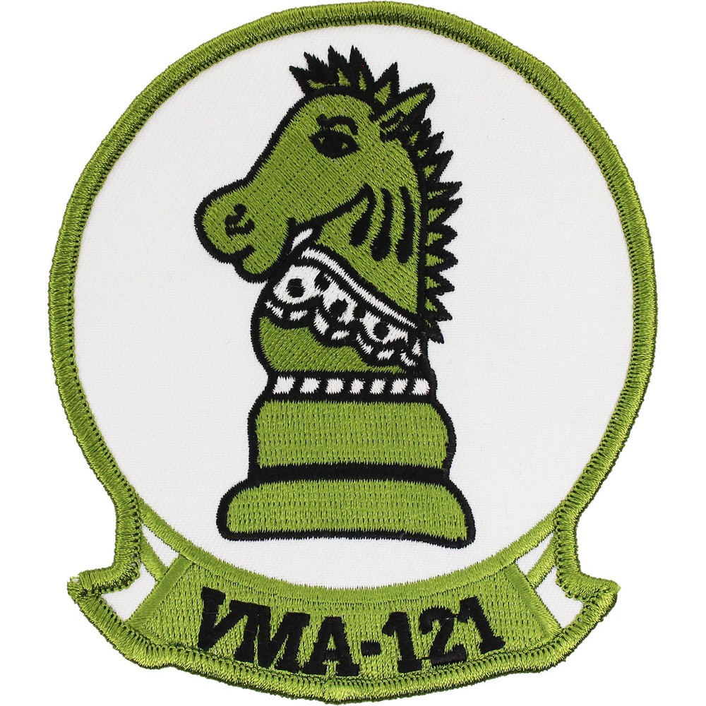 Marine Corps Attack Squadron VMA-121 Patch ( 4" x  4 1/2" ) P5389