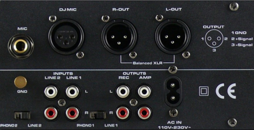 Technical Pro DMXP6 Double CD Mixer with USB, Scratch and BPM