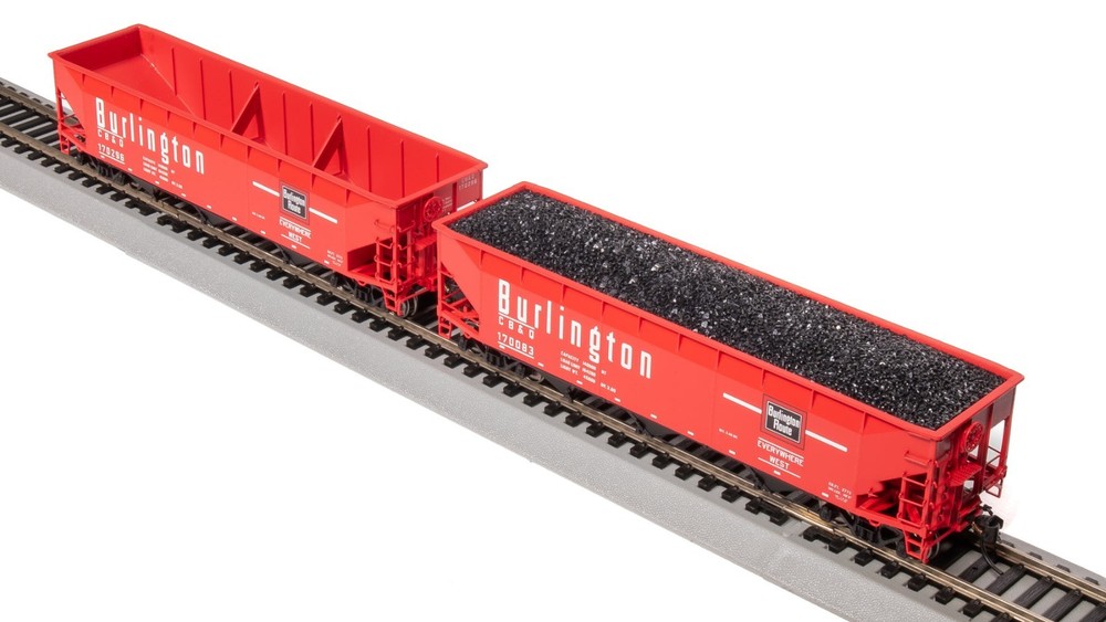 7372 AAR 70-ton Triple Hopper, CBQ, 4-PACK, HO