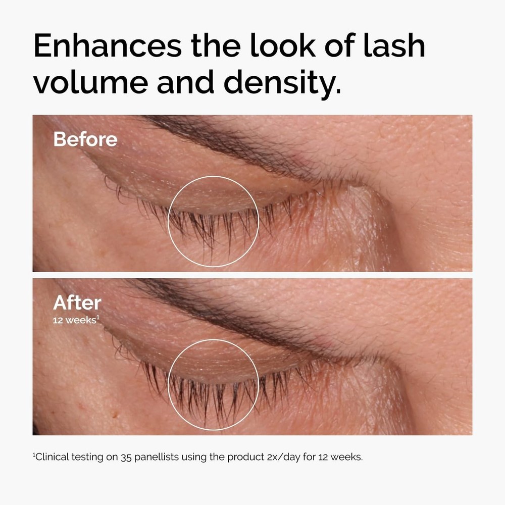 Multi-Peptide Lash and Brow Serum, Peptide-Powered Formula for Thicker, Fulle...