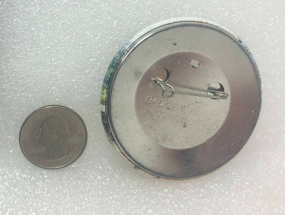 Hymn Book Horse Racing Button Pin