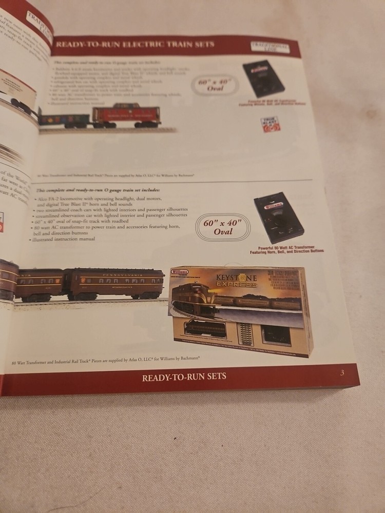 2012, Williams By Bachmann, Train Catalog, Paperback