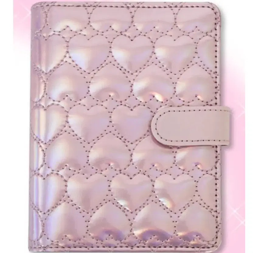 Evolve Crush Heart Quilted A7 Diary (Pink) Official