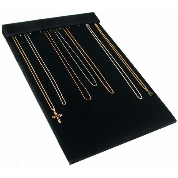 3 Black Diamond Necklace Display Bust Easel Stand New