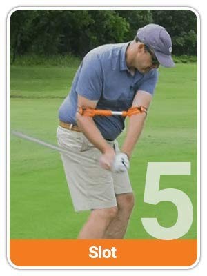 LC-1 Golf Swing Training Aid- Linear Compression Golf Practice & Golf Trainin...