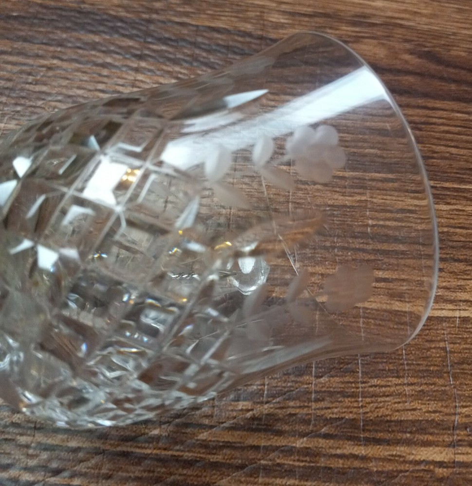 Vintage, Diamond Cut, Crystal Bell