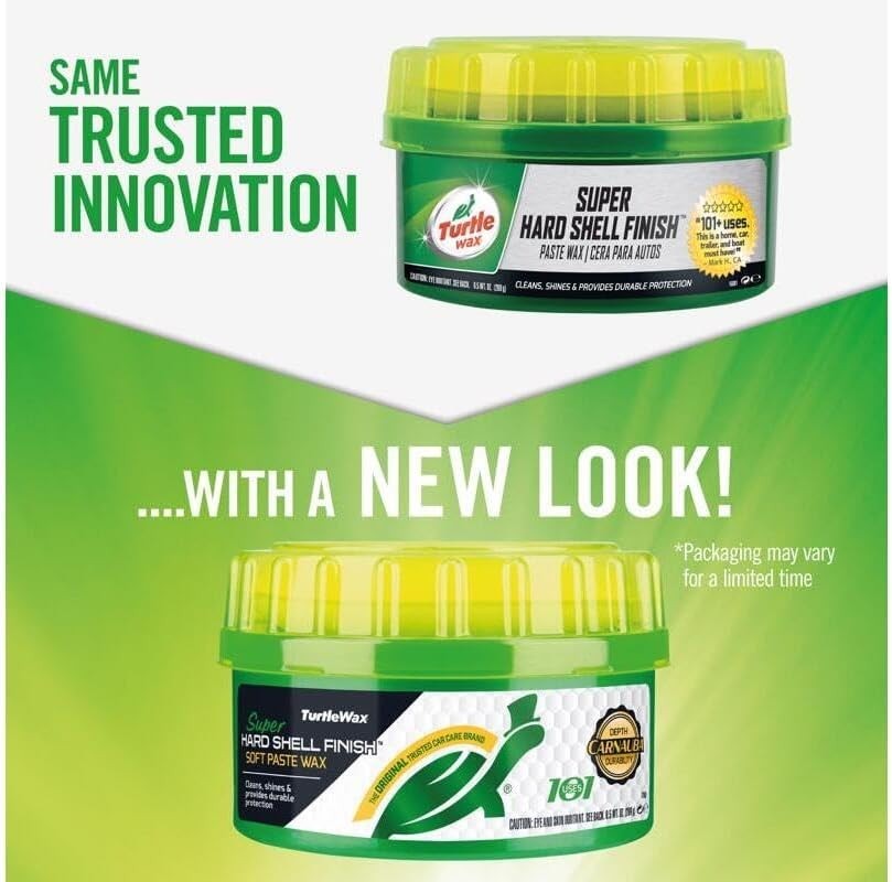 Turtle Wax, Super Hard Shell Finish, Soft Paste Wax