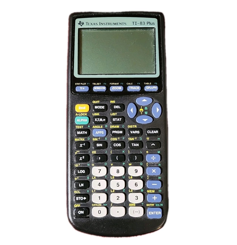 TI-83 Plus Graphing Calculator Texas Instruments Tested & Working