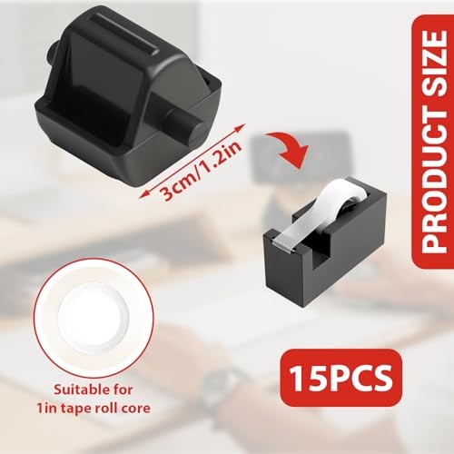 15 Count Tape Dispenser Core Insert Wheel Replacement for Tape Dispenser