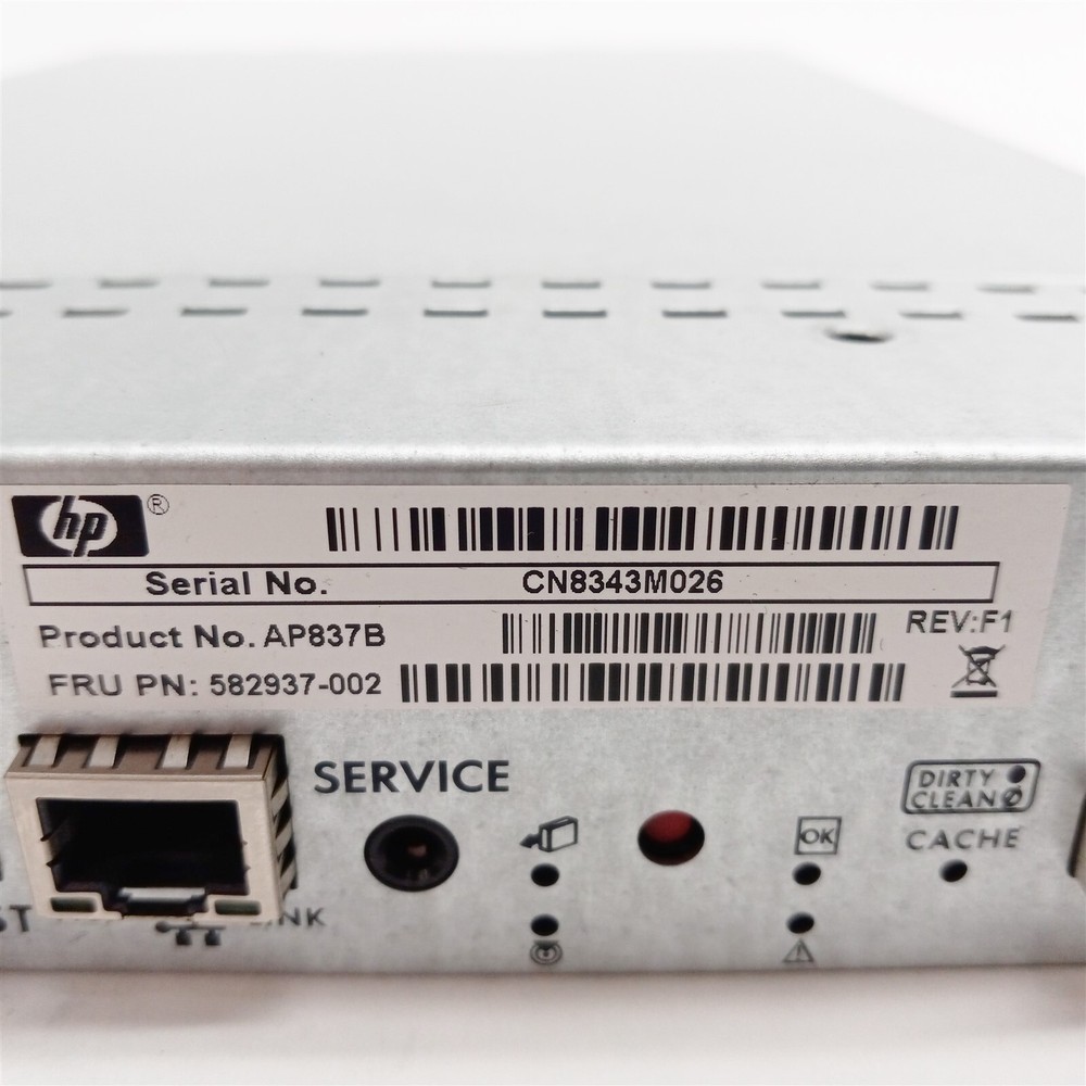 HP AP837B 582937-002 G3 RAID FC/iSCSI SAS Storage Array Controller for P2000