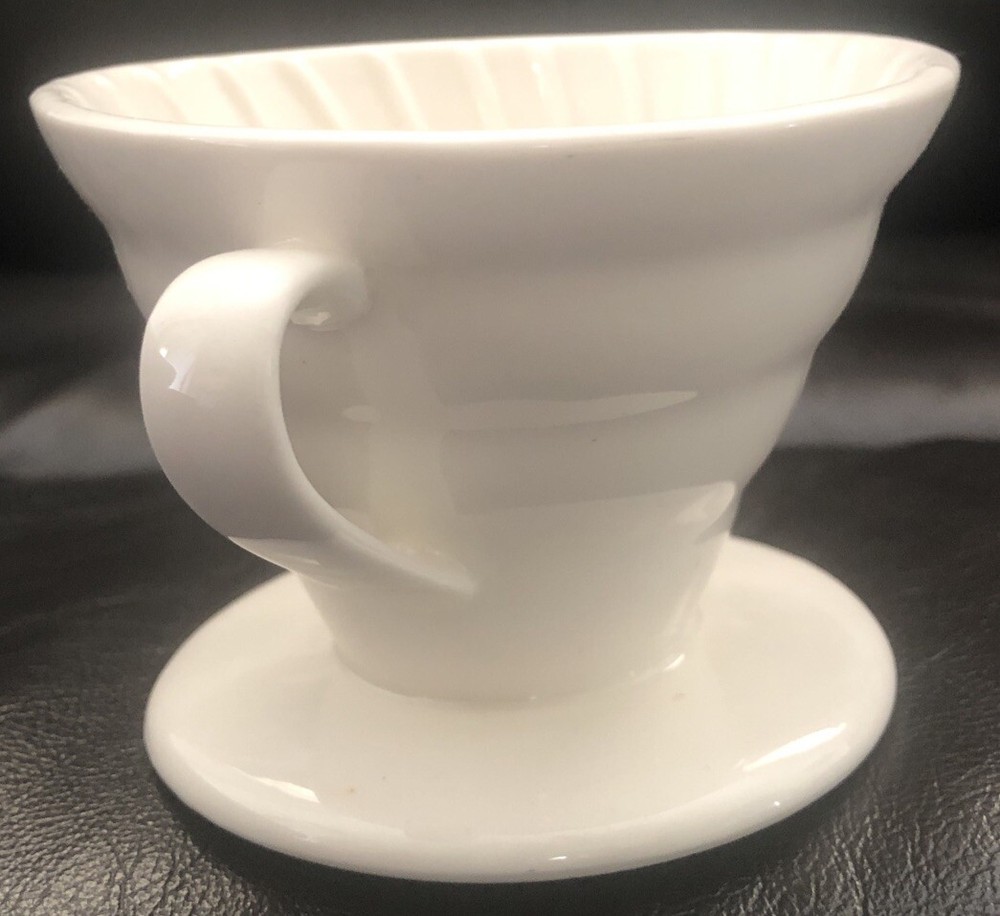 Ceramic Coffee Dripper Classic White Quick Easy Brew