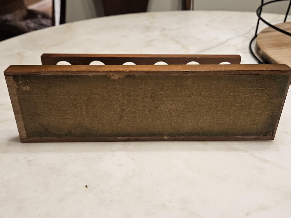 Vintage Estate 6 pipe rack / pipe display / pipe stand #28