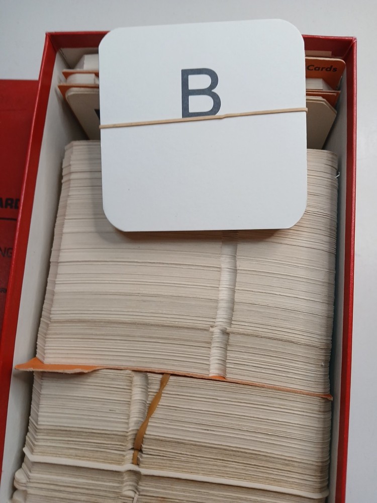 Lippincott's Basic Reading A & B Word Recoognition Cards Incomplete