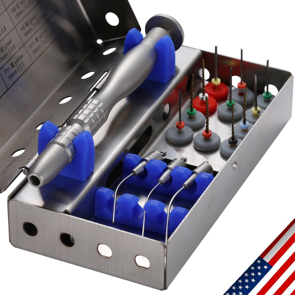 Dental Broken File Extractor Endodontic File Removal System Kit Endo Root Canal
