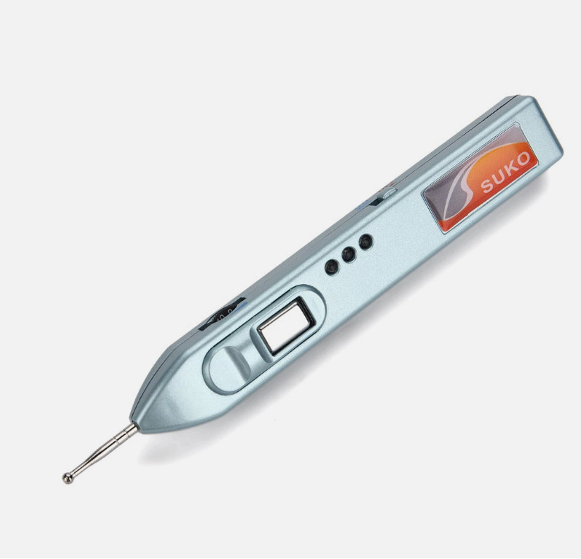 Auricular Points Detector Automatic Ear Detection Pen Warning Sound Acupressure