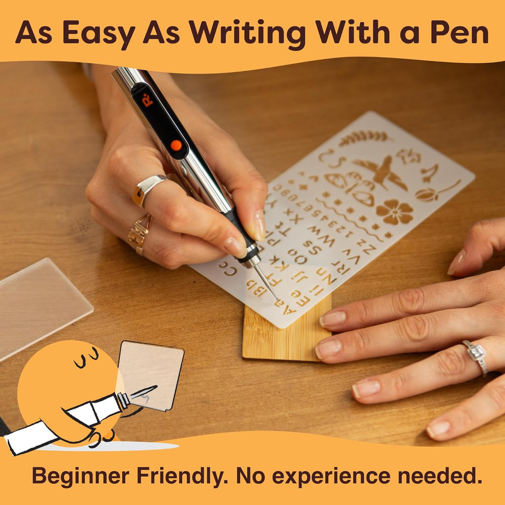 Customizer™ Special Edition Engraving Kit – DIY Starter Set with Engraving Pen,