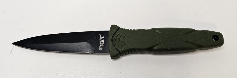 Smith & Wesson HRT Tactical Dagger Boot Knife Fixed Blade With Sheath and Clip