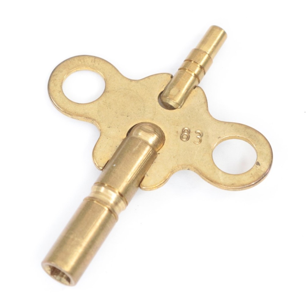Clock Key Double Ended or Double Sided 3.75mm - LW128