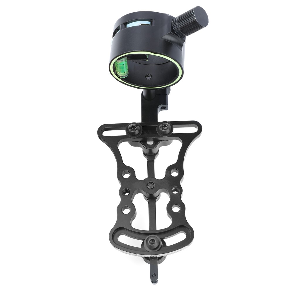 Compound Bow Sight 1-pin 0.019" Optical Fiber Micro-Adjustable Shooting Target