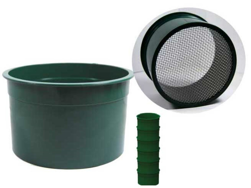 11pc MINI/ LARGE CLASSIFIER SIFTING PAN SET FOR YOUR GOLD PAN PANNING