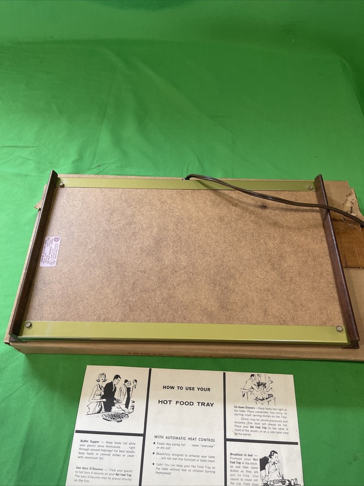 Vintage Exeter Electric Tray Model 1461 NOS