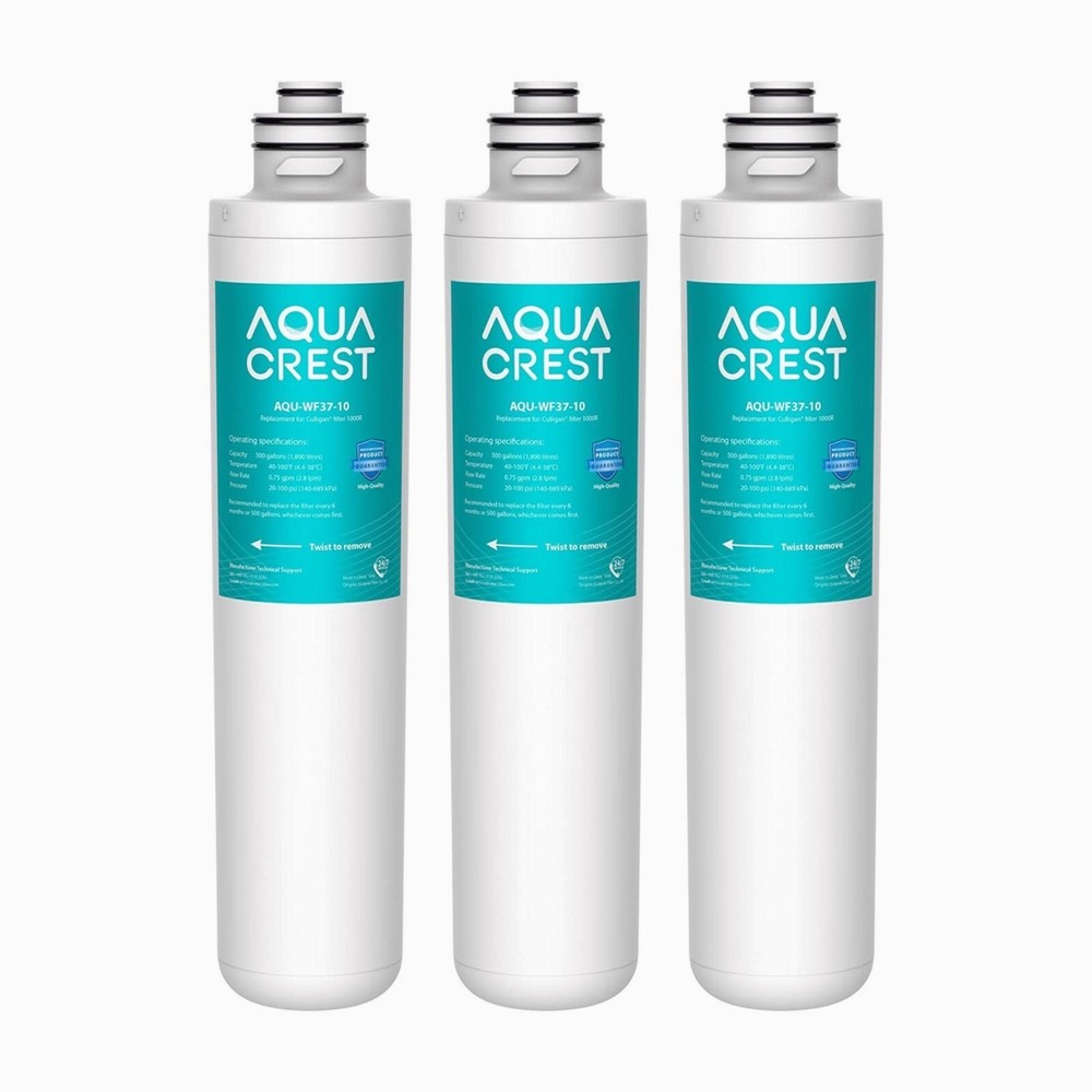 AQUACREST 1000R Water Filter, Replacement for Culligan 1000R Cartridge, 3 Packs