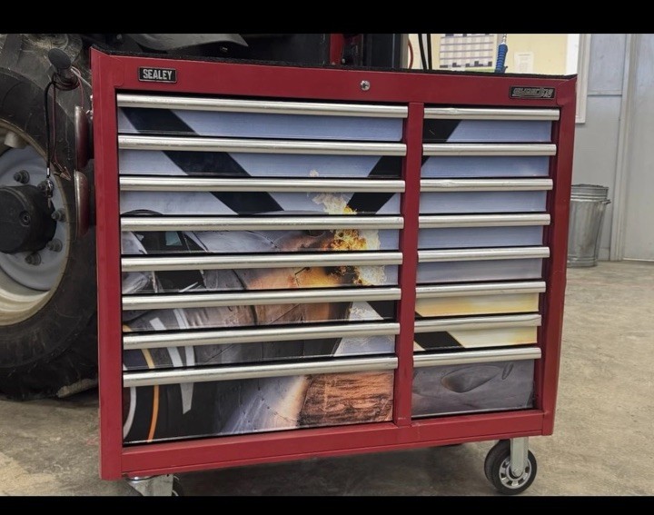 Tool Box Graphics /Decals Fits sealey Tool Box